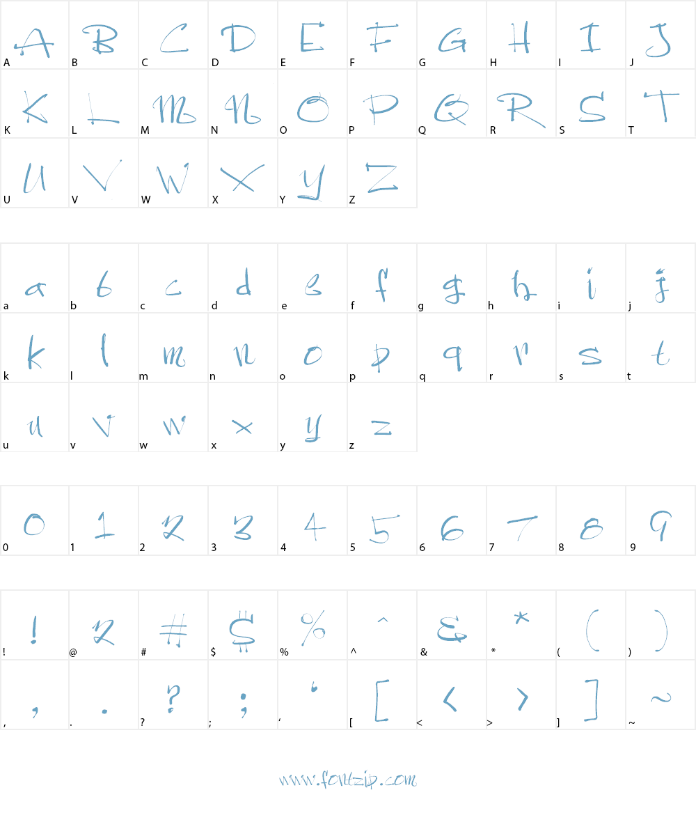 Sistah Ysse Font Character